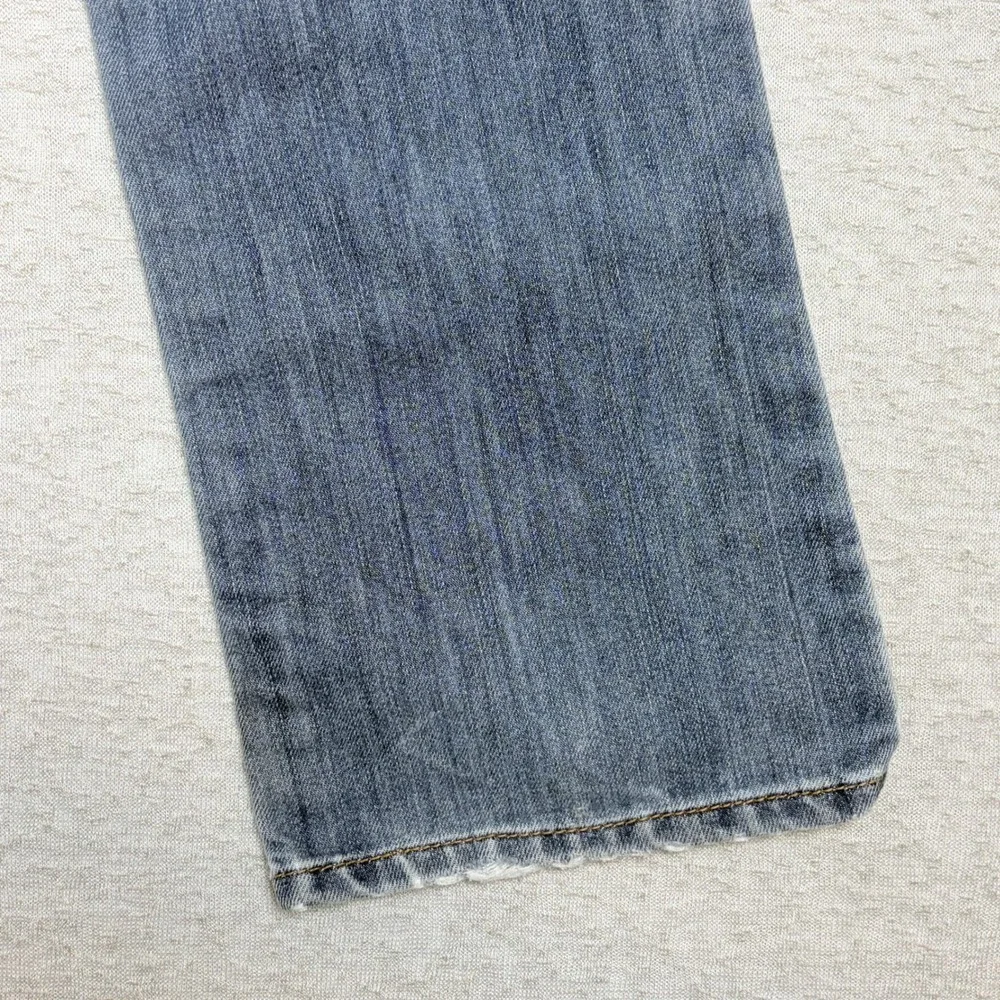 The Childrens Place‎ Boys Jeans Size 6 Husky Blue Bootcut Adjustable Waist Denim